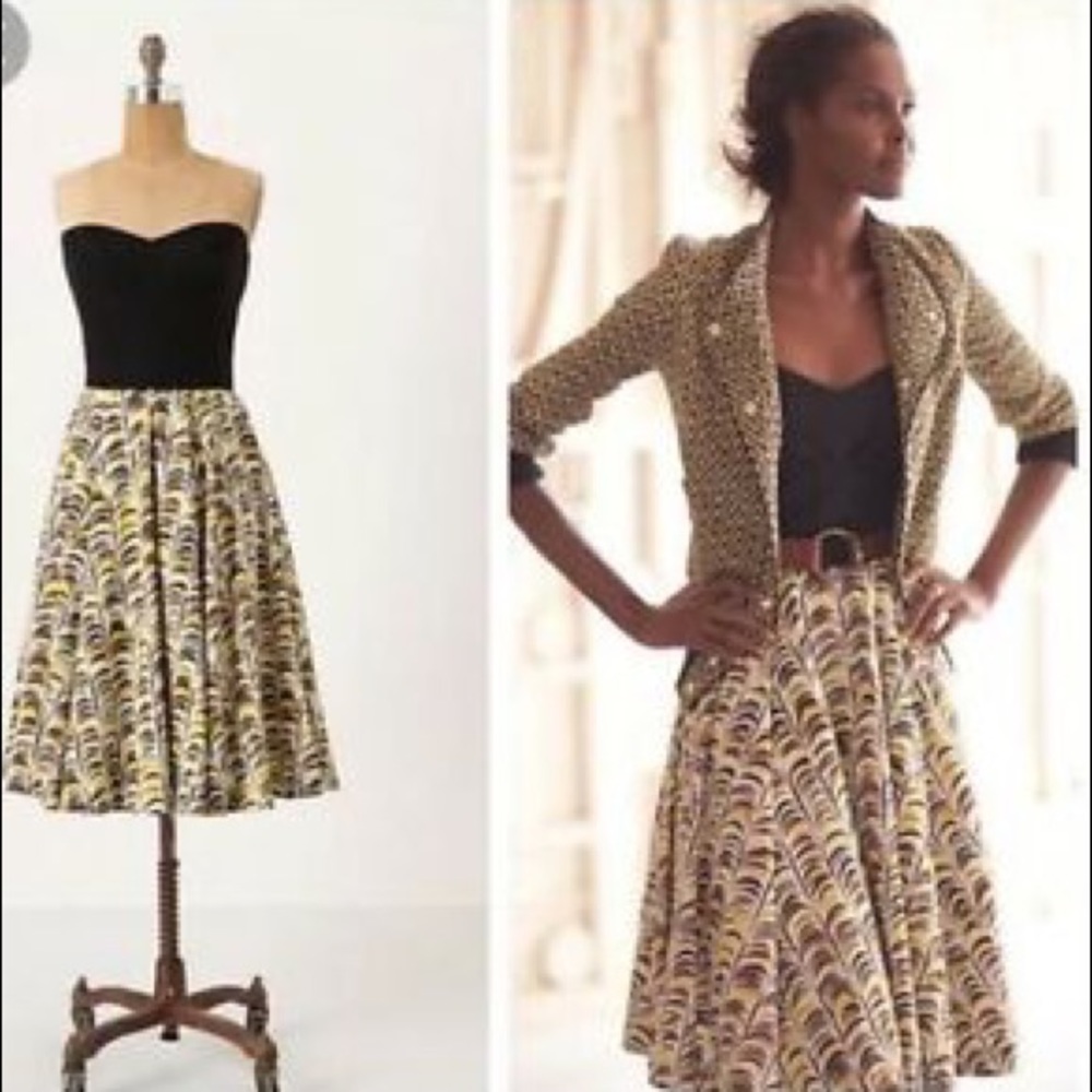 Anthropologie Girls From Savoy Memory of Feathers